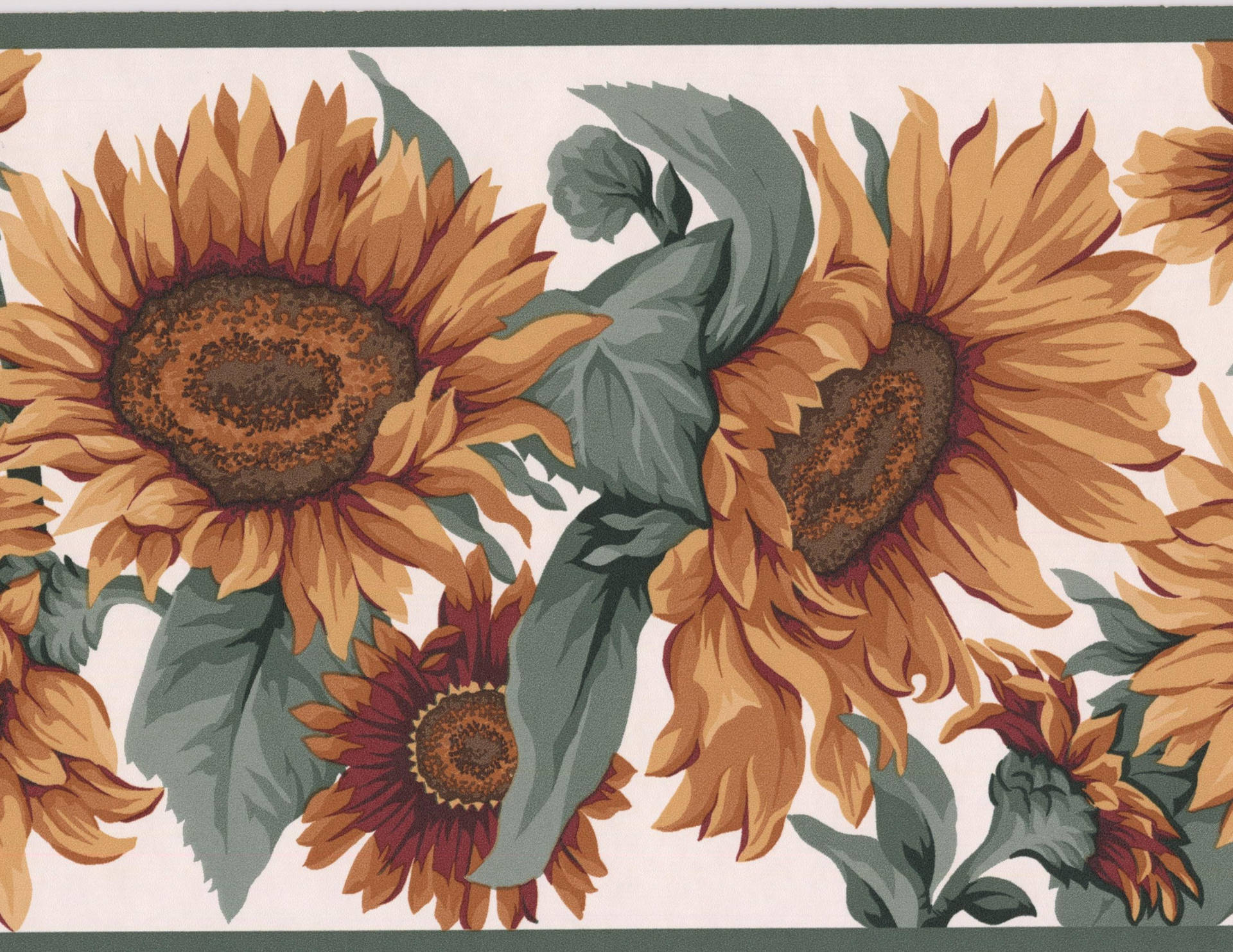 Sonneblomme Estetiese Skootrekenaar muurpapier