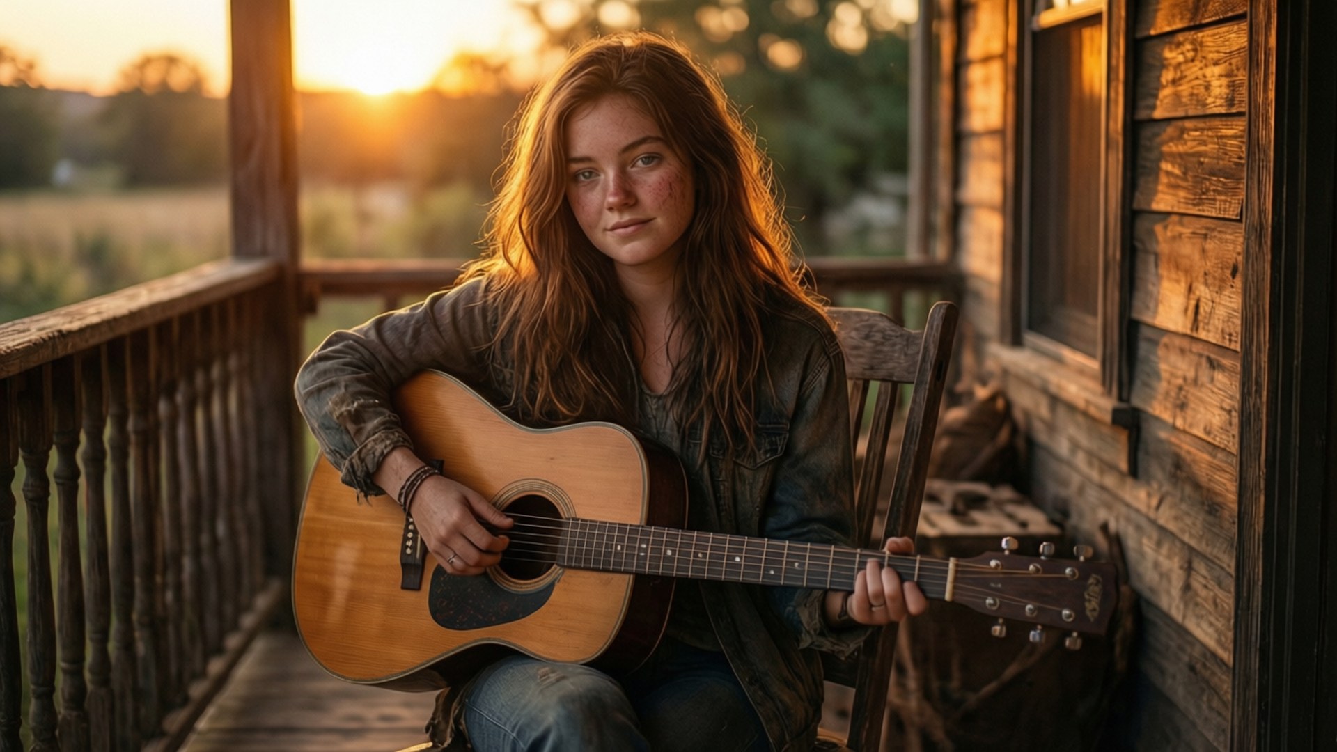 Sonsondergang Melodie Muurpapier