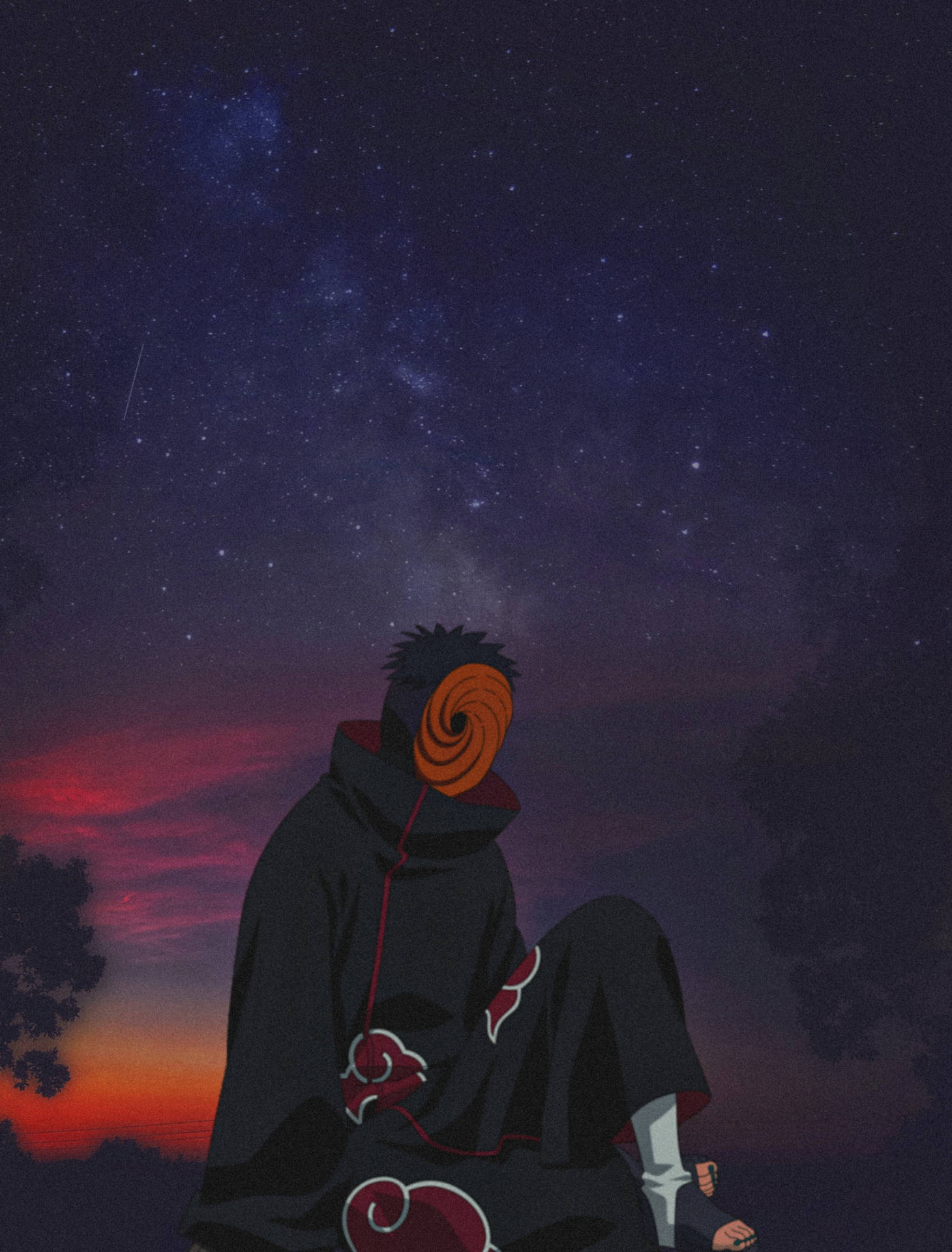 Sonsondergang Obito Uchiha 4K — Naruto 4K GIF Muurpapier