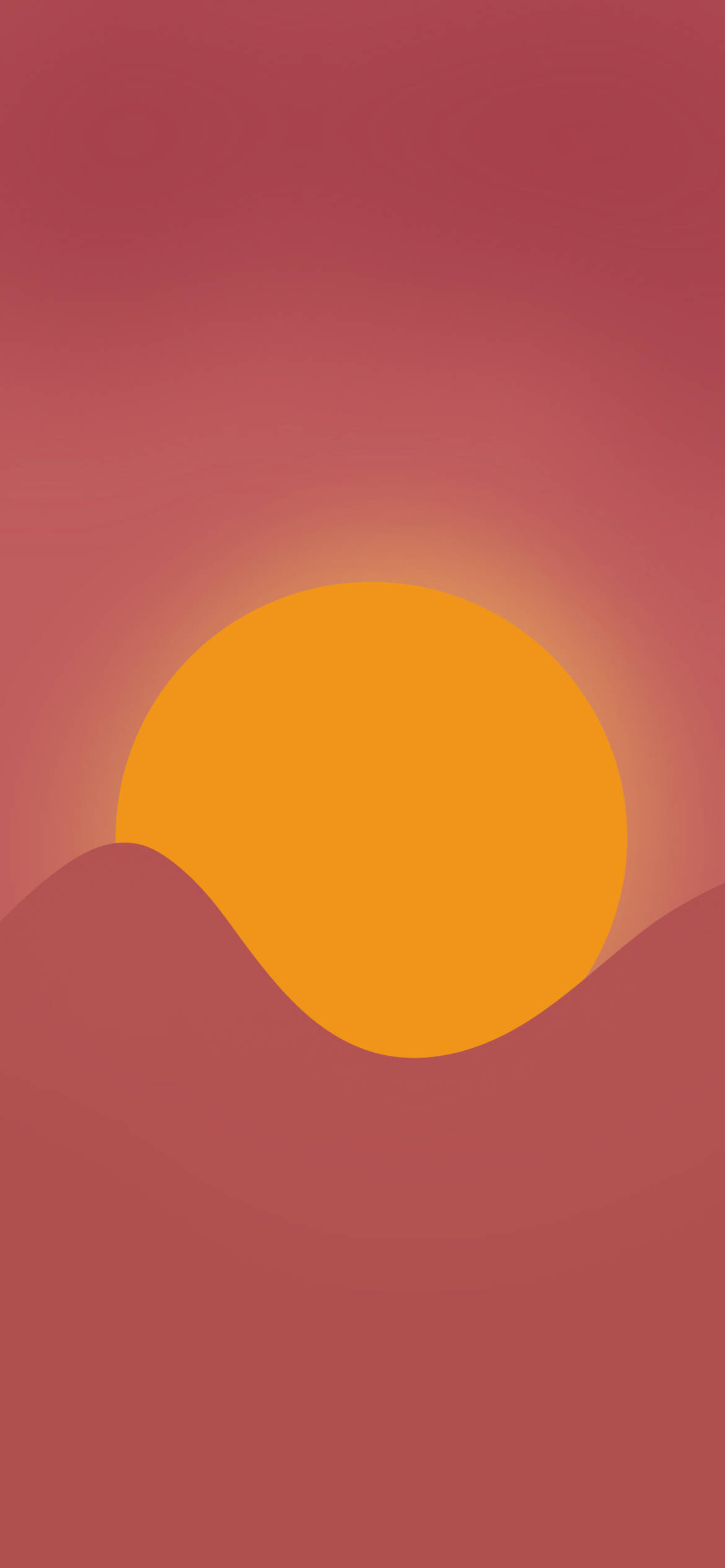 Sonsopkoms Vektor vir Xiaomi Redmi Note 9 Muurpapier