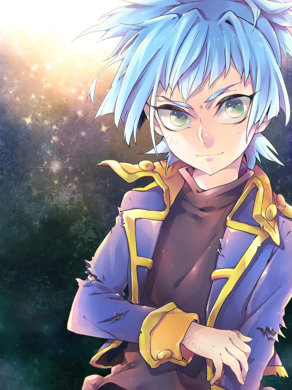 Sora Shiunin, die Sluwe Strateeg van Yu-Gi-Oh! ARC-V Muurpapier