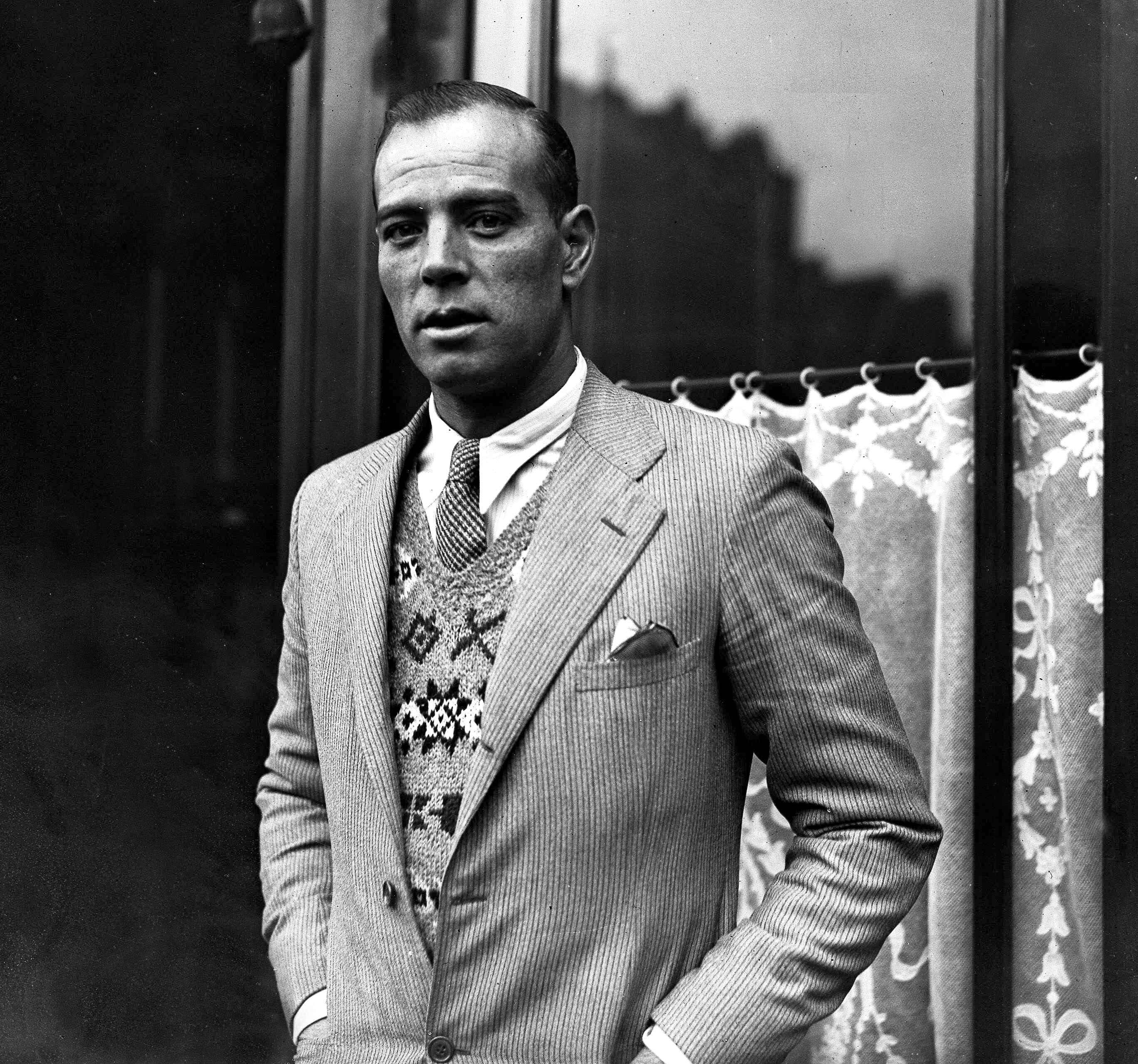 Spaanse Sokkerspeler Ricardo Zamora 1934 Foto Muurpapier