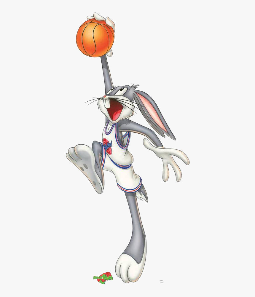 Space Jam Basketbalspeler Bugs Muurpapier