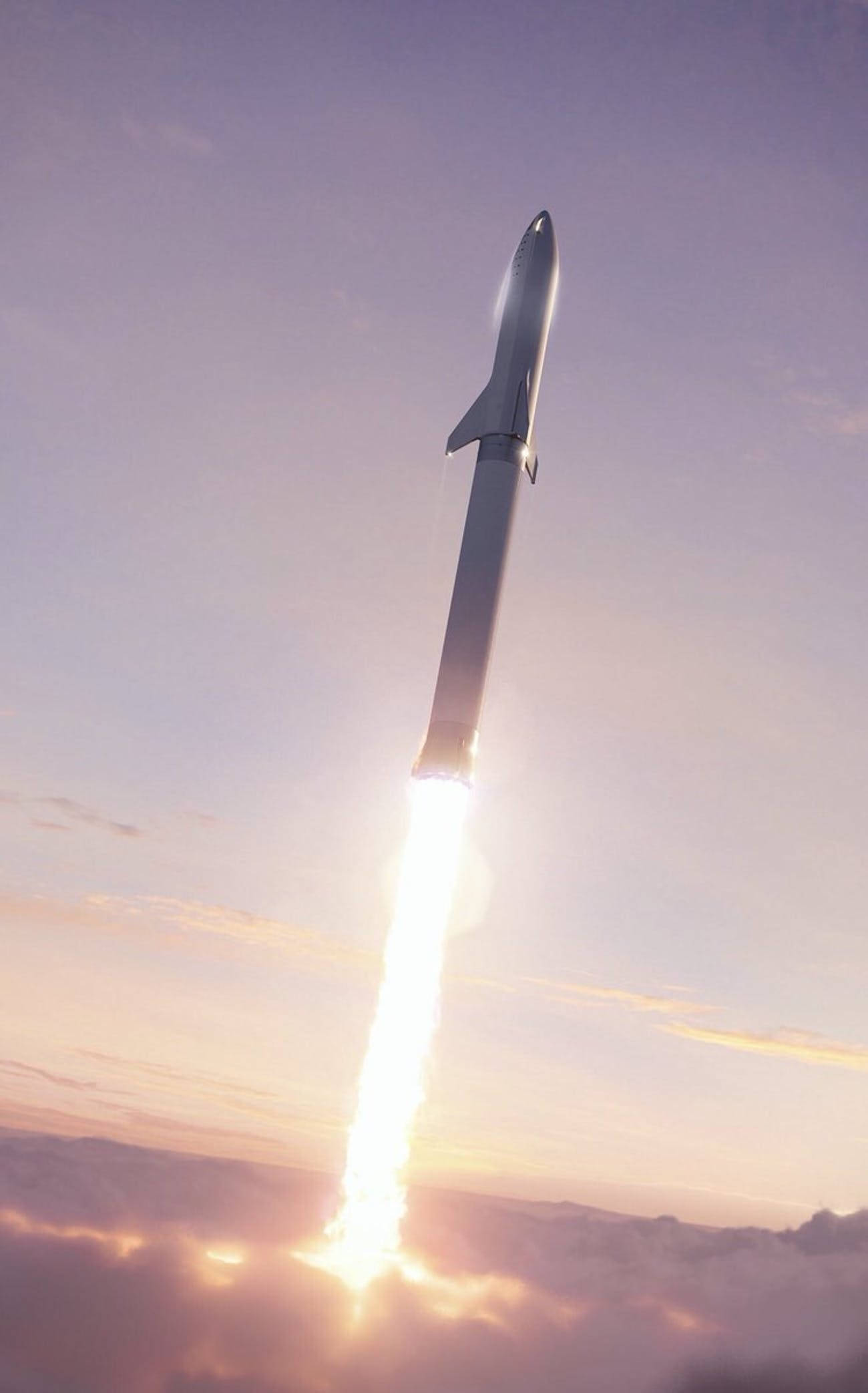 SpaceX BFR Muurpapier