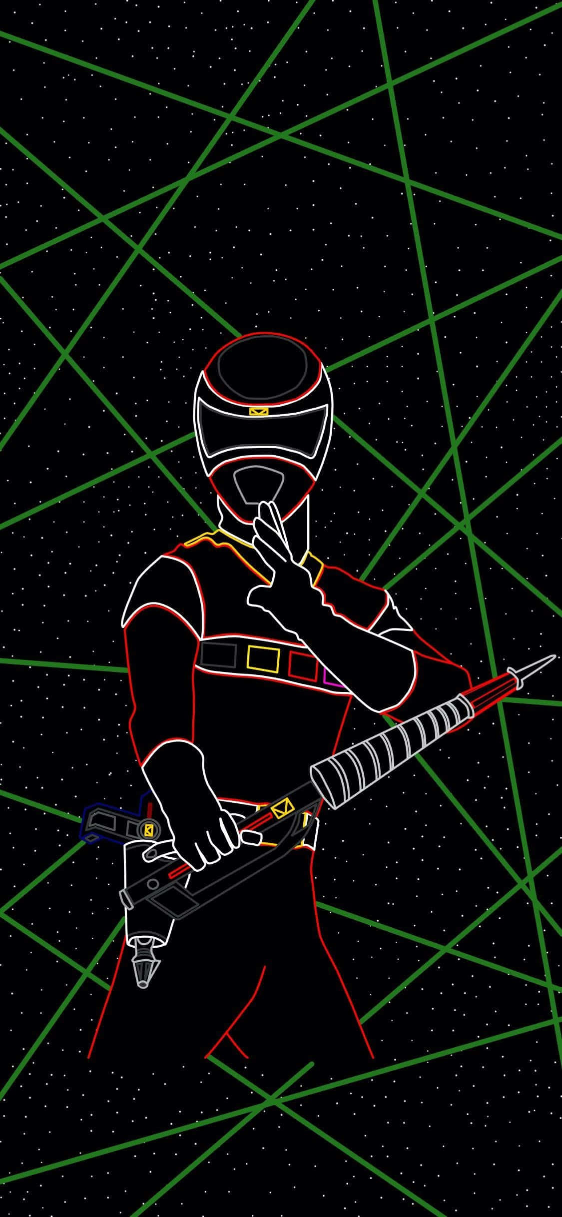 “Spanwerk laat die Power Rangers-droom werk!” Muurpapier