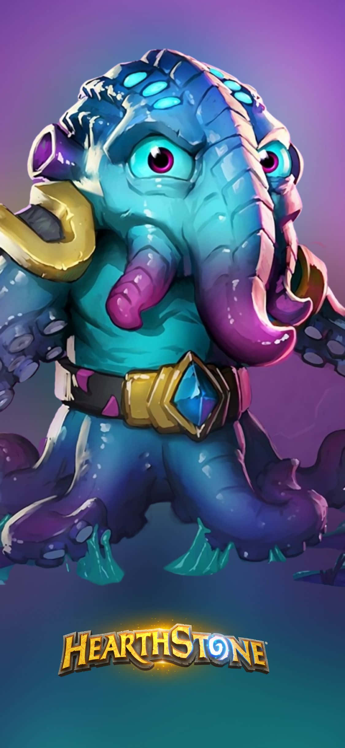 Spawn Of N'Zoth iPhone XS Hearthstone Agtergrond Muurpapier