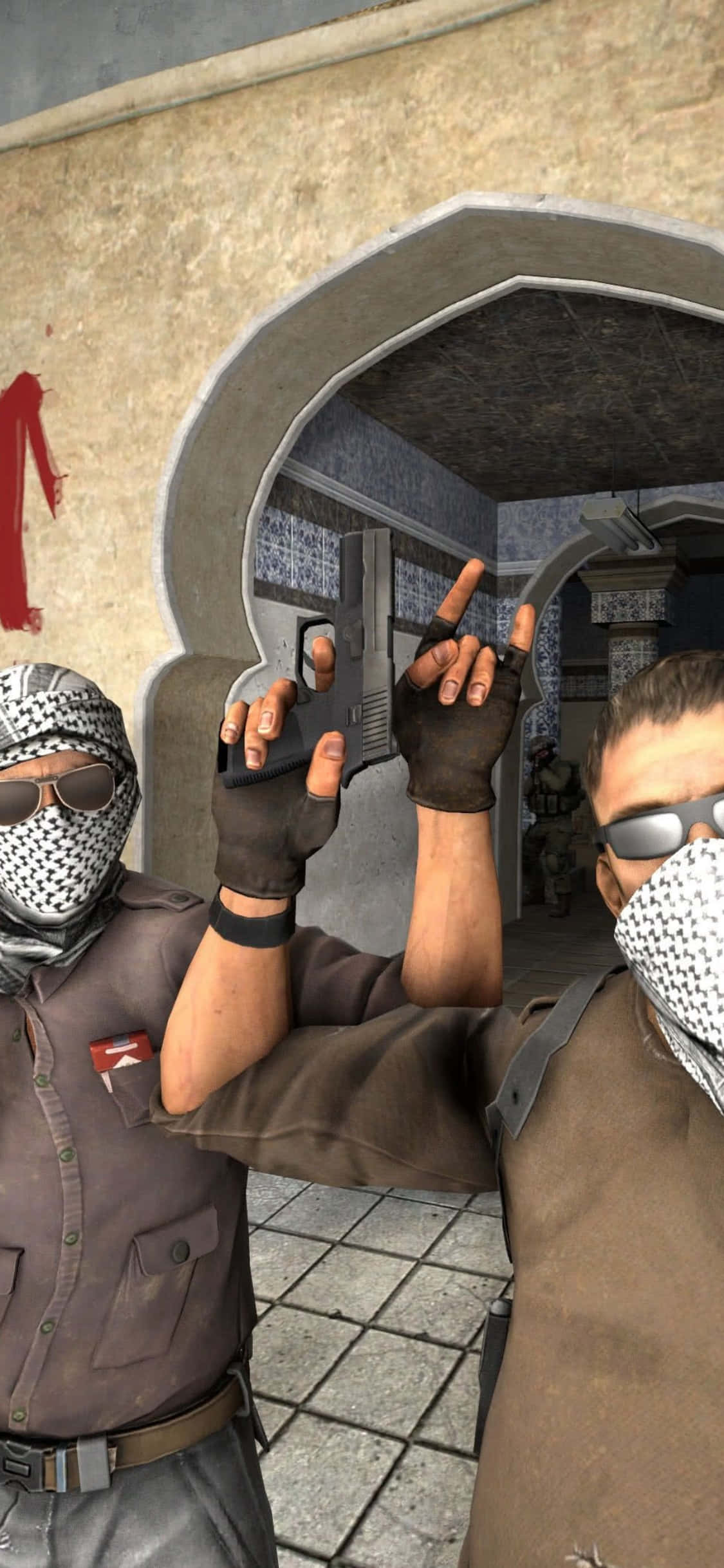 Speel Counter-Strike: Global Offensive met jou iPhone Xs! Muurpapier