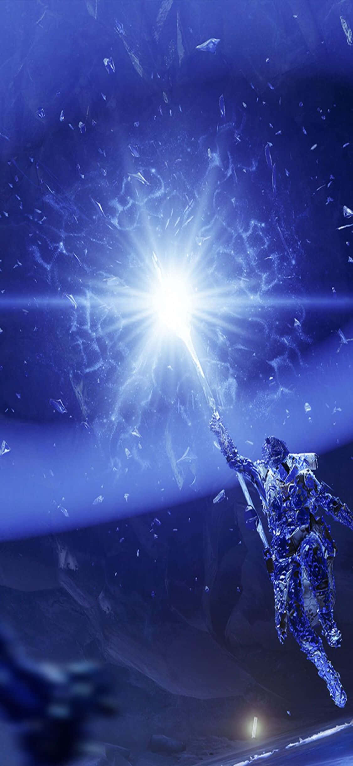 Speel Destiny 2 op jou iPhone Xs Muurpapier