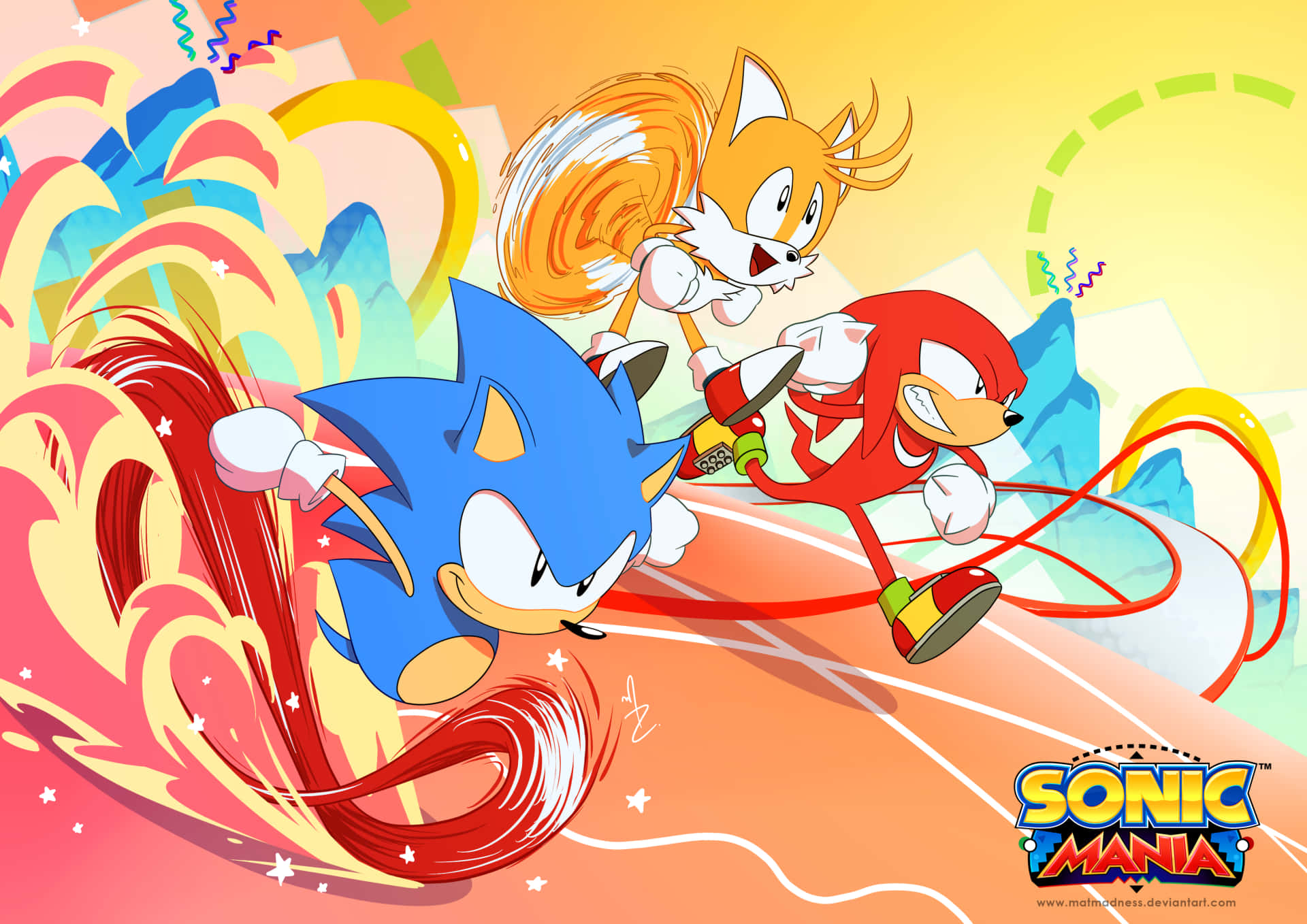 Speel die ultieme klassieke syrol-spel met Sonic Mania! Muurpapier