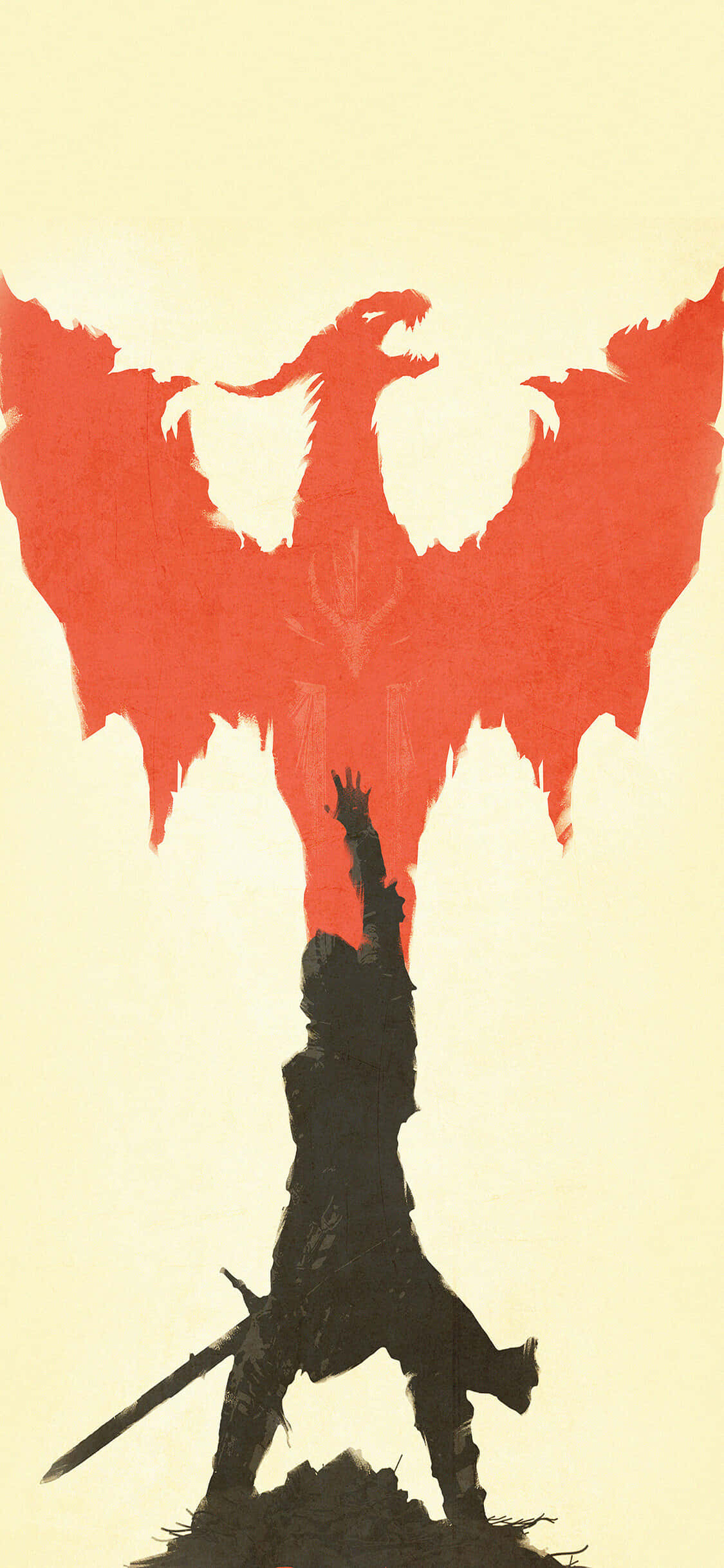 Speel Dragon Age op jou nuwe iPhone Xs Muurpapier
