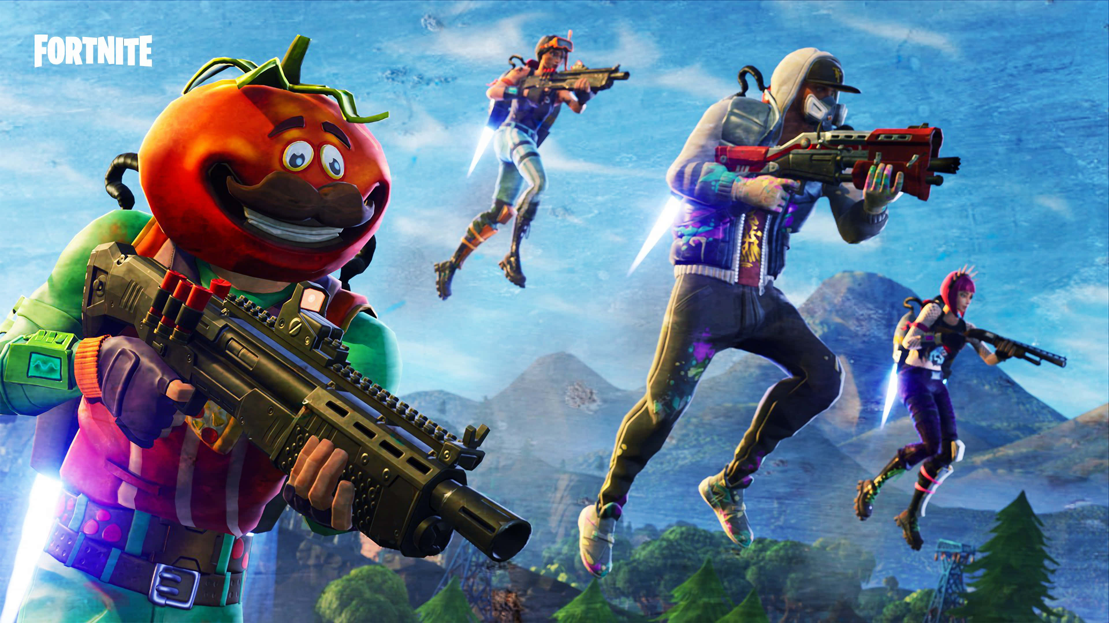 Speel Fortnite en Ervaar die Opwinding! Muurpapier