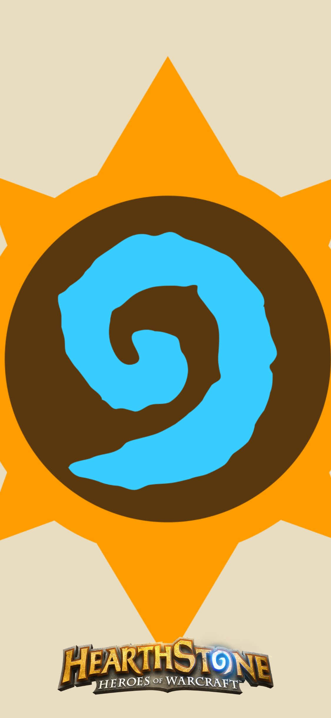 Speletjie Logo iPhone XS Hearthstone Agtergrond Muurpapier