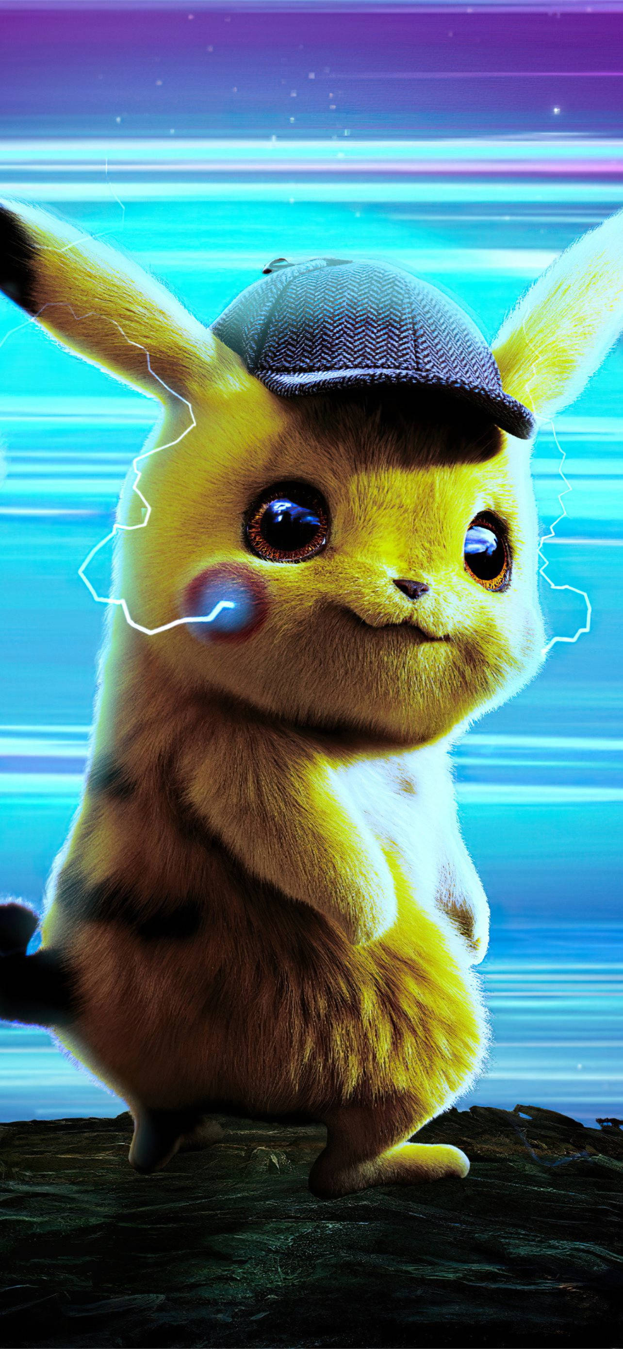 Speurder Pikachu iPhone Muurpapier