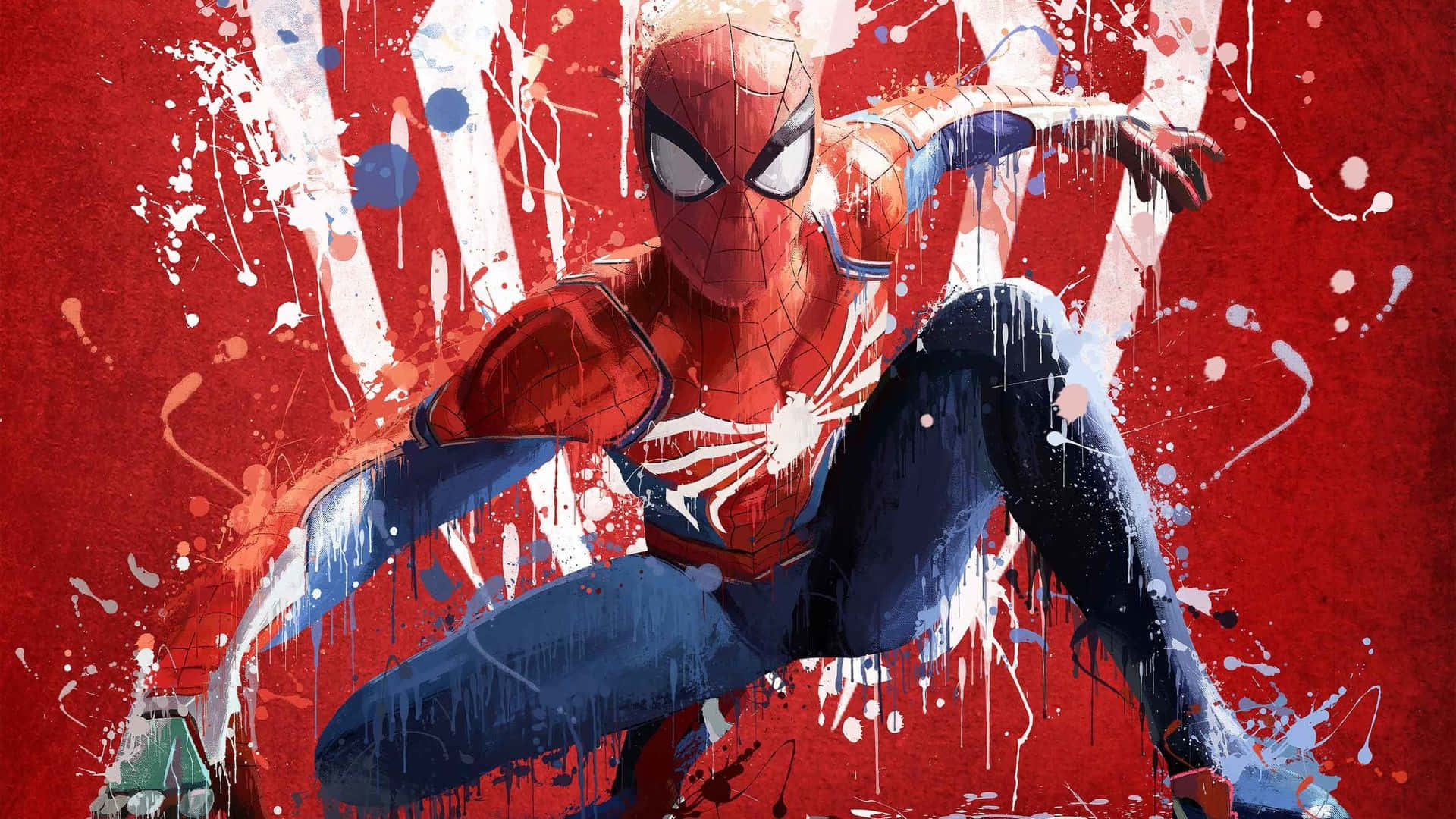 Spider Man PS4 4K Felle Videospeletjie Plakkaat Muurpapier