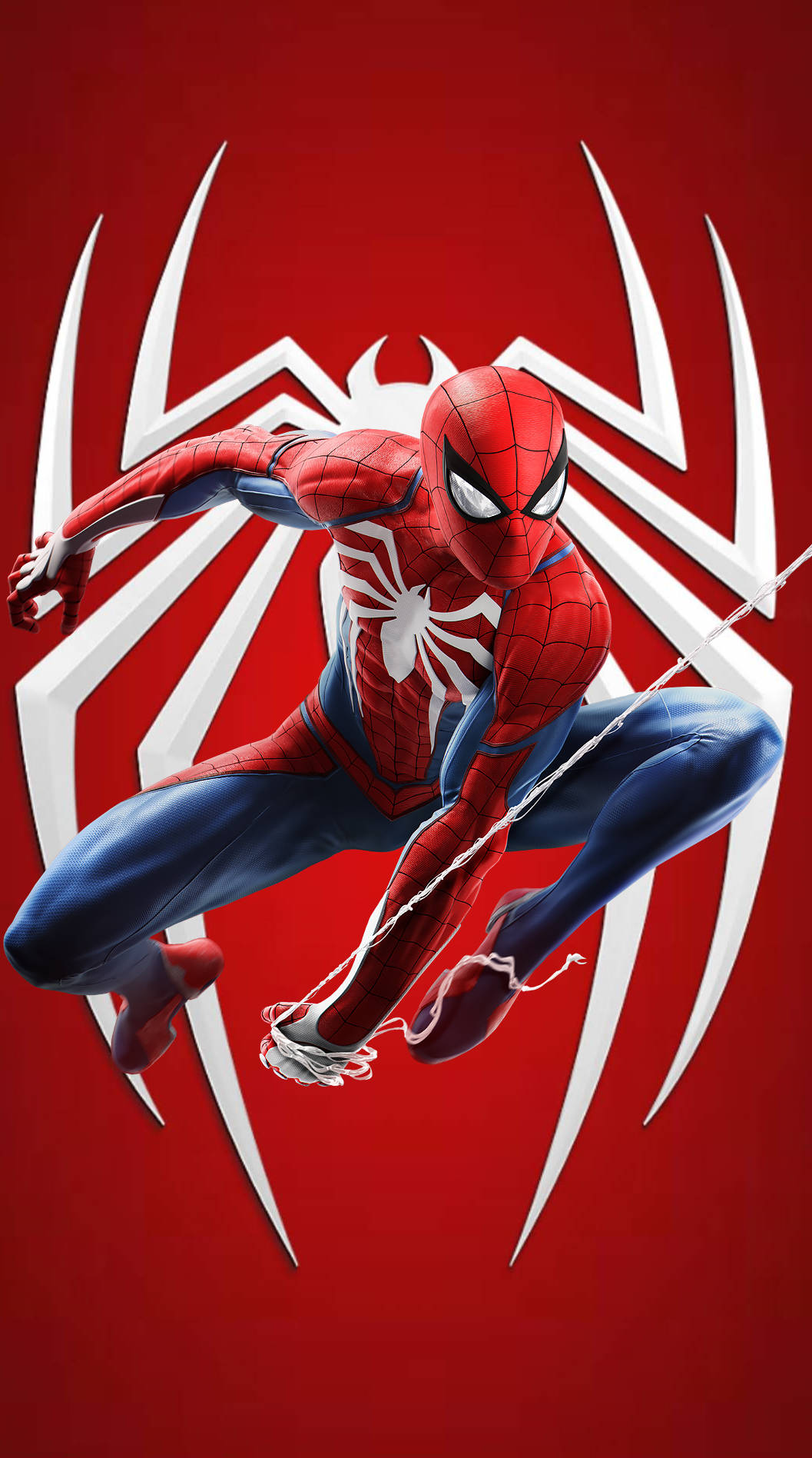 Spider Man Ps4 Wonderlike Foon Muurpapier