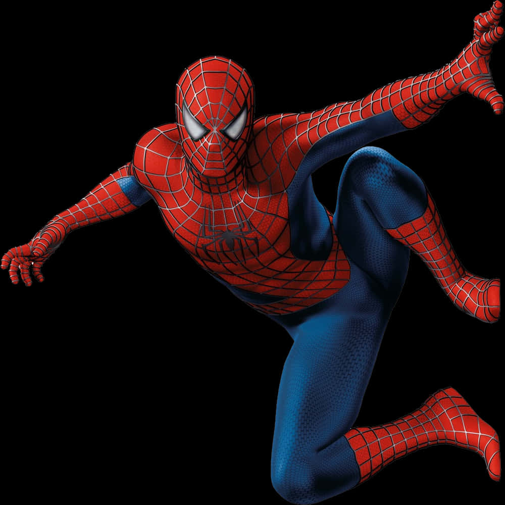 Spiderman Aksiehouding Muurpapier