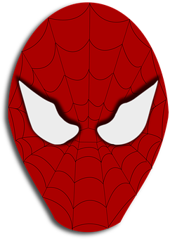 Spiderman Mask Grafika Muurpapier
