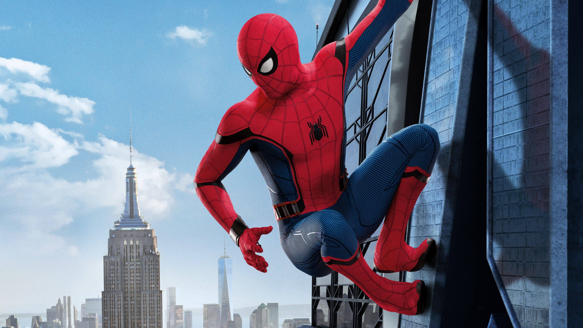 Spiderman op Patrollie Muurpapier