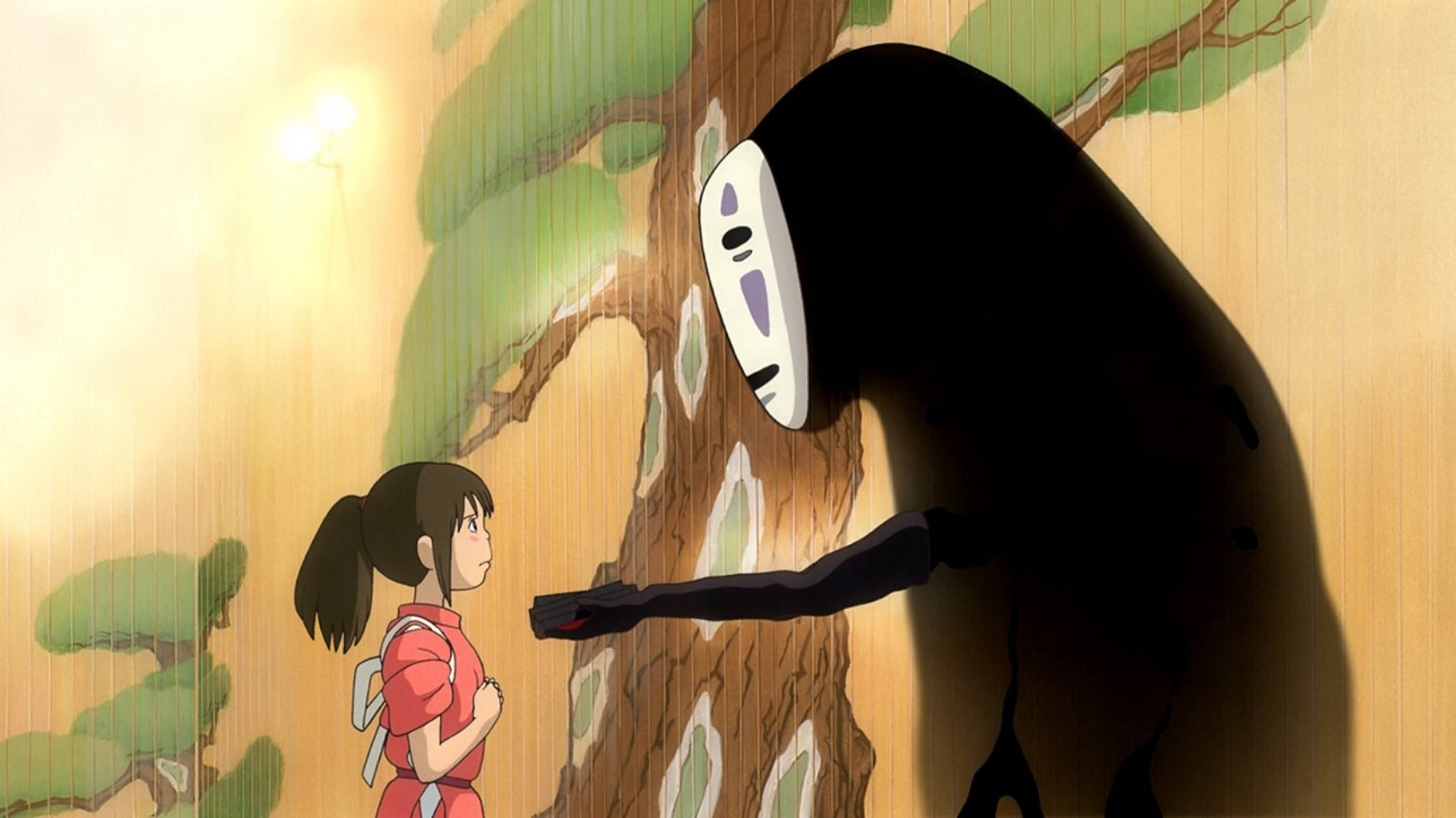 Spirited Away Anime Kinders Muurpapier