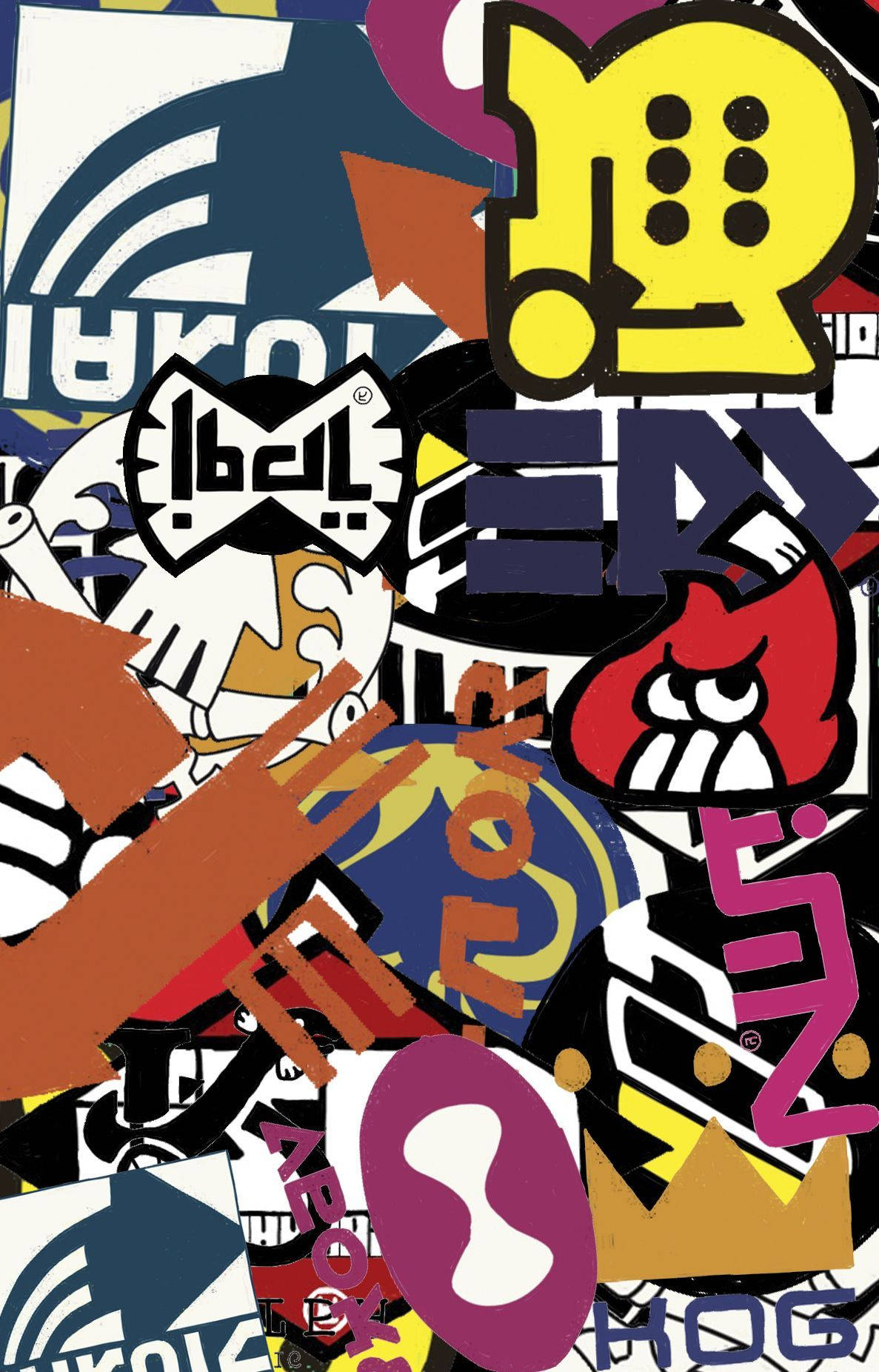 Splatoon Handelsmerke Muurpapier