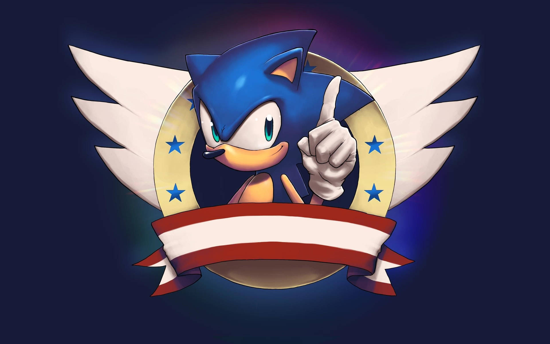 Sonic in Awesome Panama HD-agtergrondomslag. — Koel GIF Muurpapier