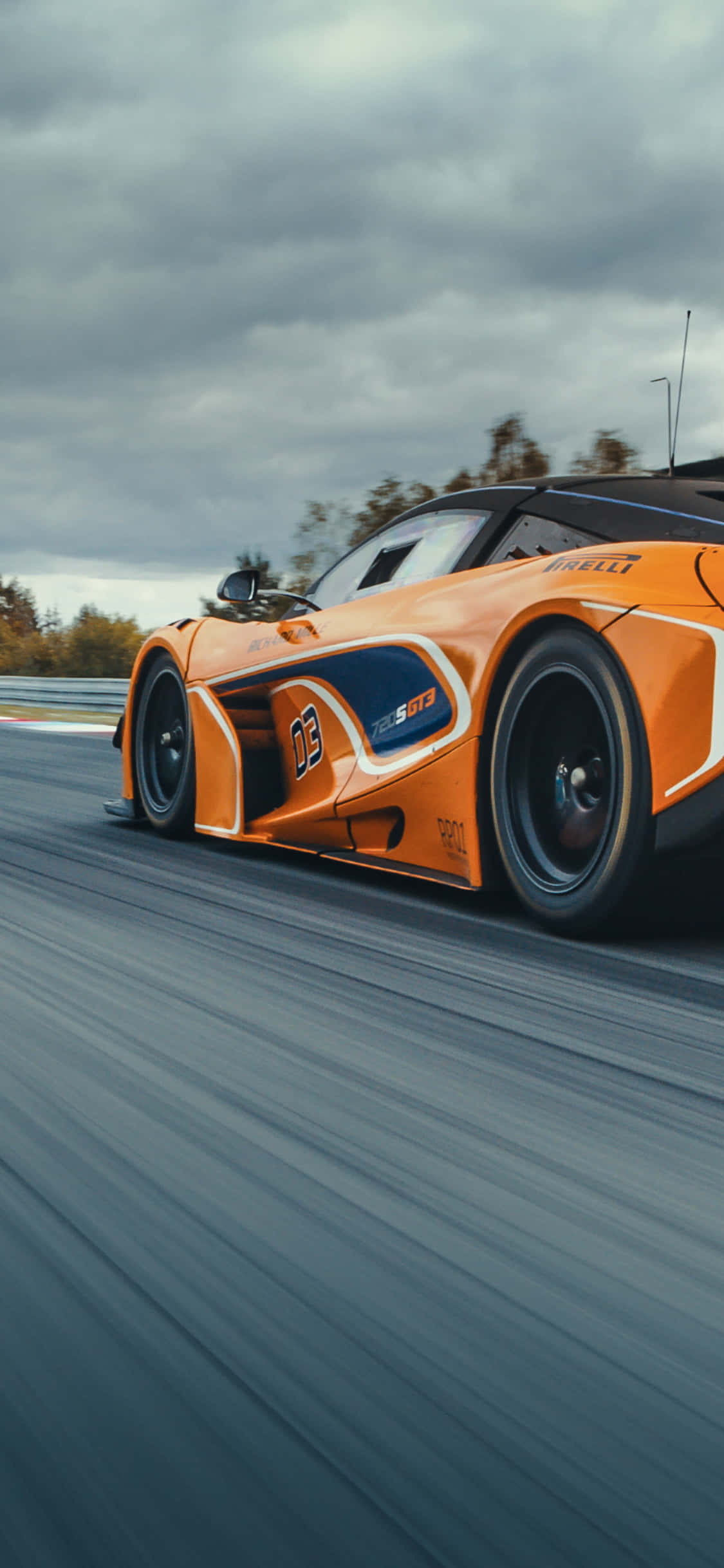 Spoed Ontmoet Styl - die iPhone Xs & McLaren 720s Muurpapier