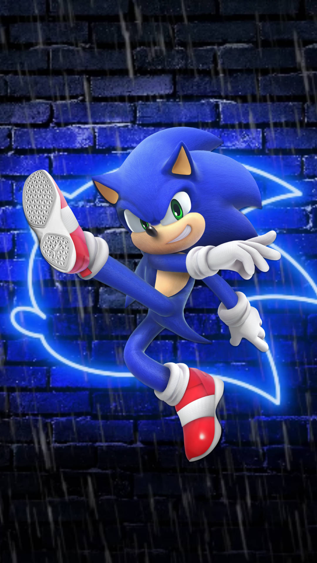 Spoed op en klop die kompetisie met Cool Sonic-tegnologie! Muurpapier