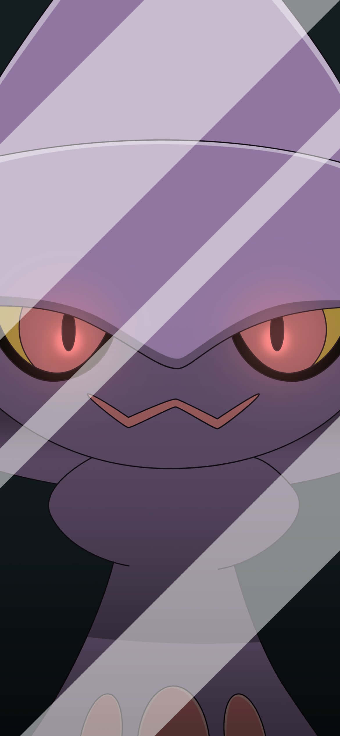 Spoke Pokémon Mismagius in Spieël Muurpapier