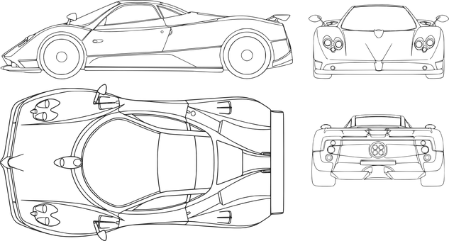 Sportmotor Bloudruk Vektor Muurpapier
