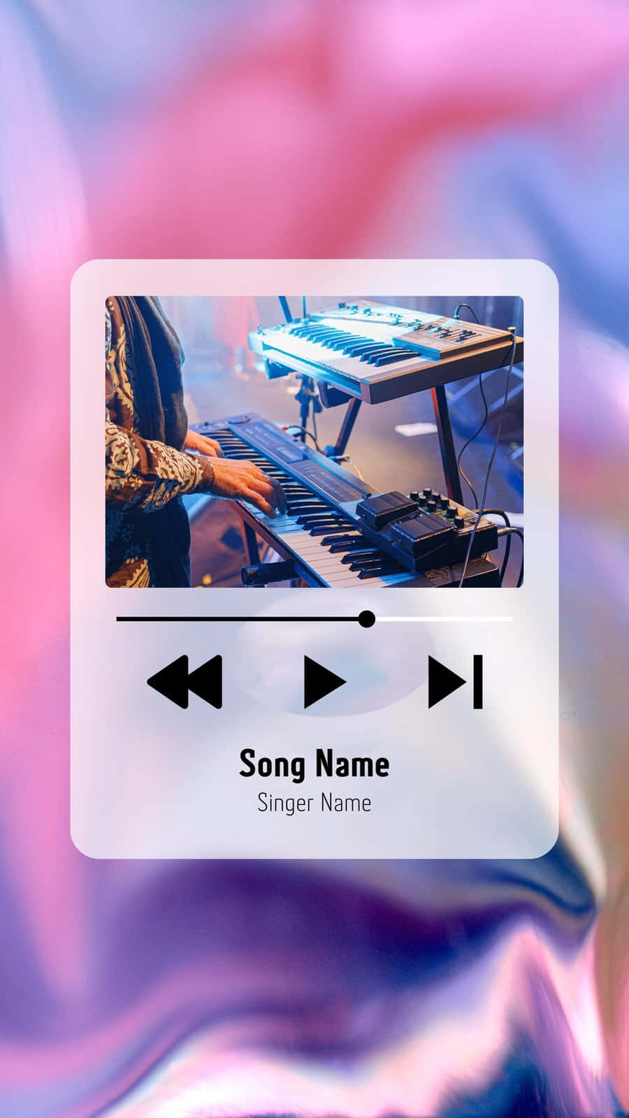 Spotify Sluitskerm Liedjie Prente Muurpapier