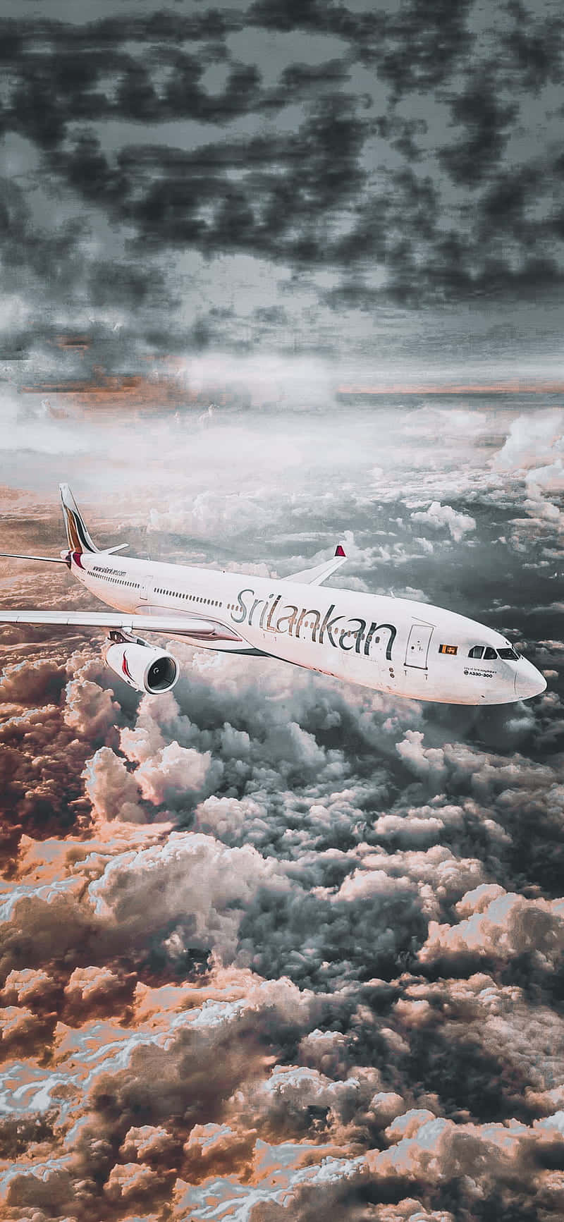 SriLankan Airlines Android Vliegtuig Agtergrond Muurpapier
