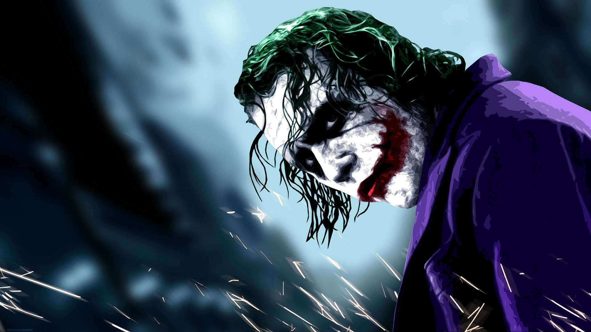 Staar Joker Muurpapier
