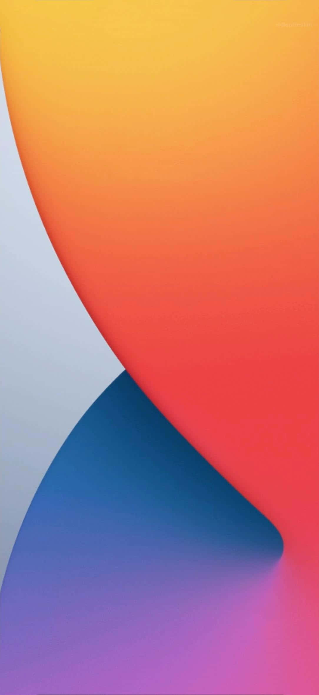 Standaard Kleurvolle Abstrakte iOS 14 Muurpapier