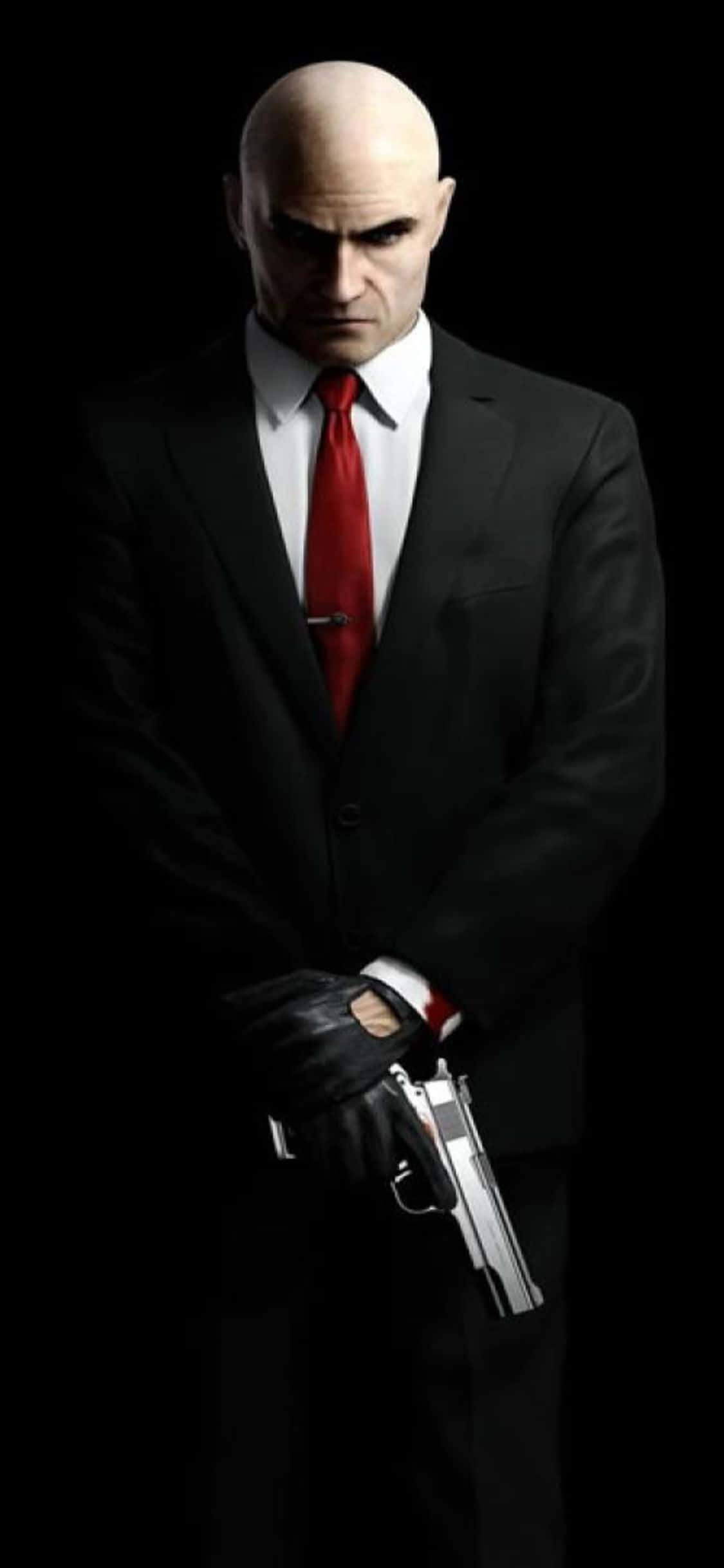 Stap in die donker wêreld van Hitman Absolution met die pragtige iPhone X Muurpapier