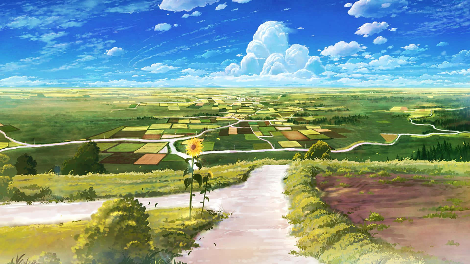 Stap in 'n Magiese Anime-wêreld Muurpapier