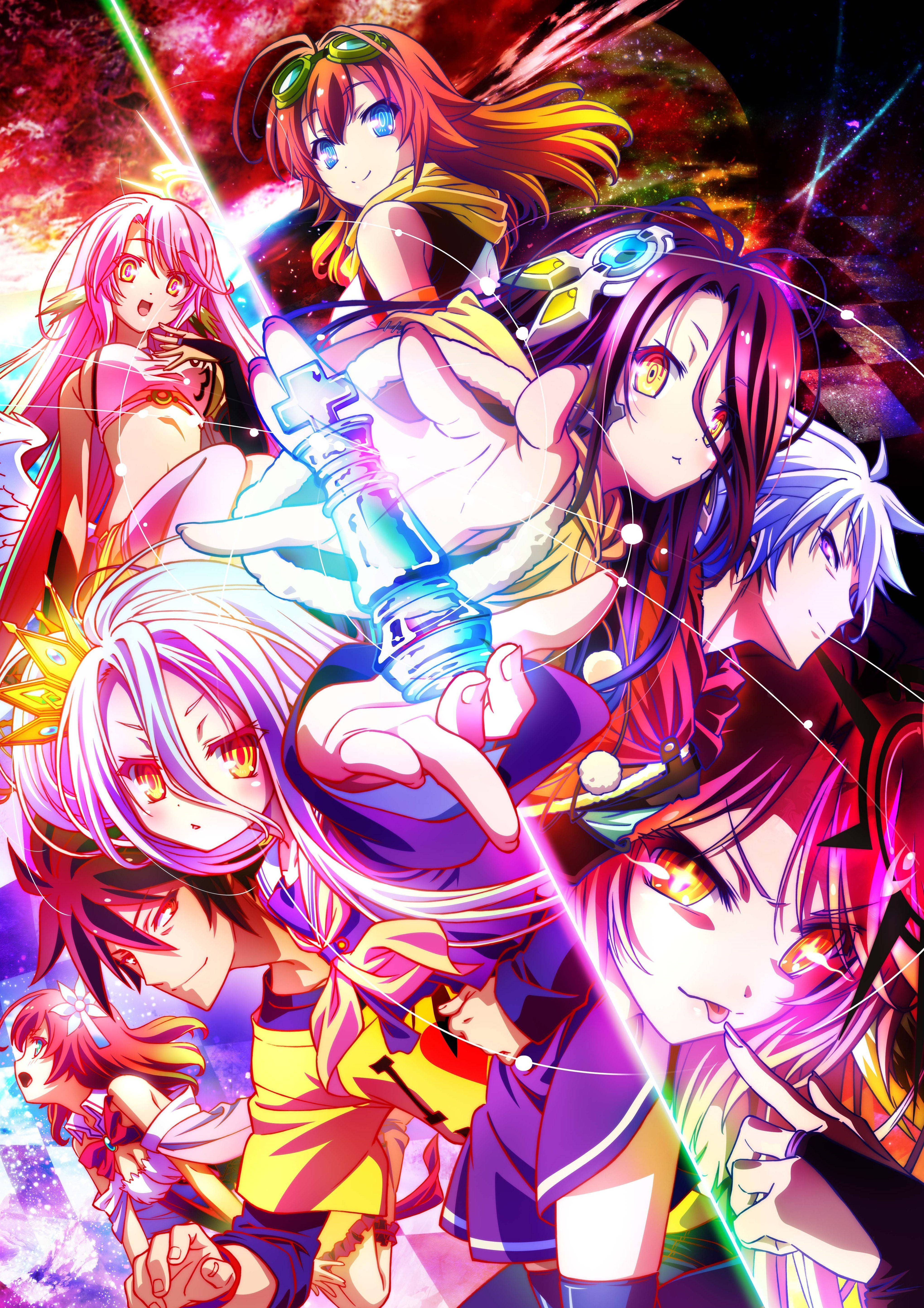 Stap in 'n wêreld van strategie en avontuur met die film No Game No Life: Zero! Muurpapier