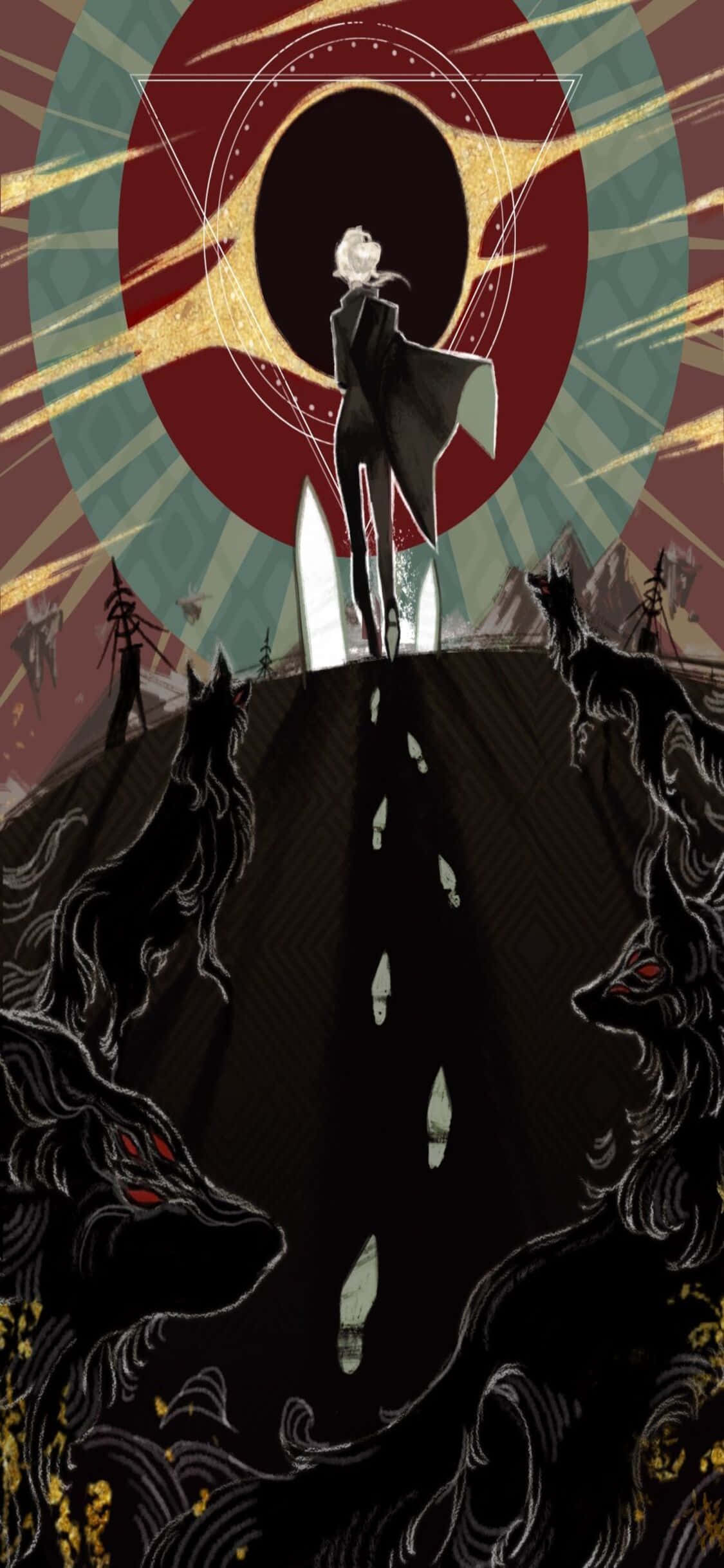 Stap in 'n wêreld van avontuur met Dragon Age Inquisition op jou iPhone Xs Muurpapier