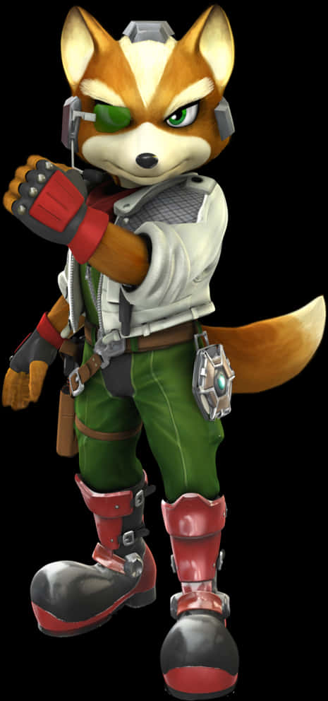 Star Fox Karakterhouding Muurpapier
