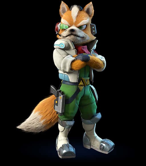 Star Fox Karakterhouding Muurpapier
