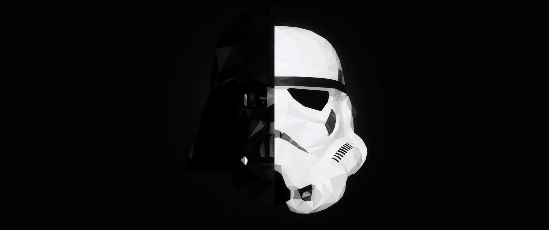 Koel Dubbele Monitor — Star Wars Muurpapier