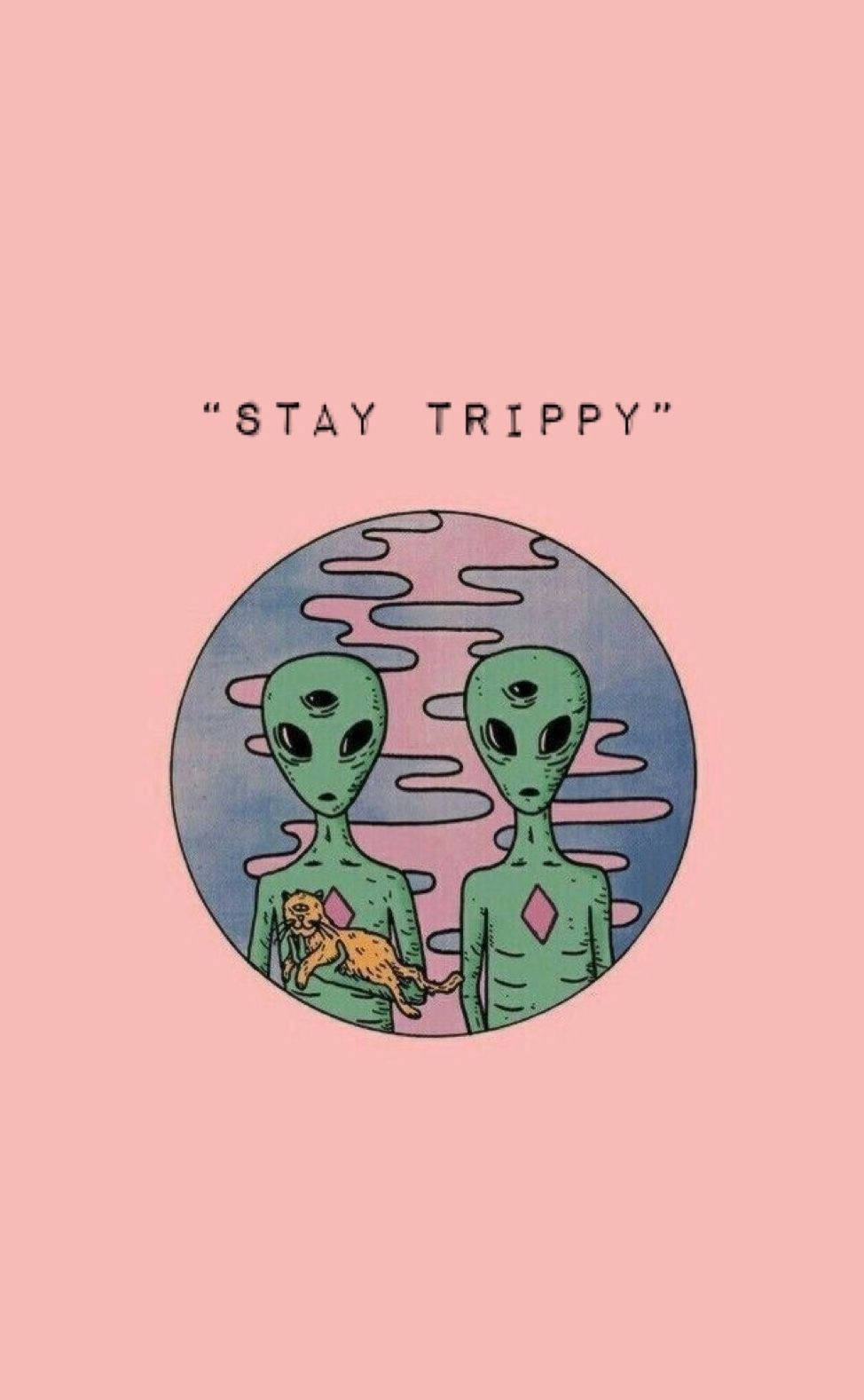 stay trippy - iPad wallpaper Muurpapier