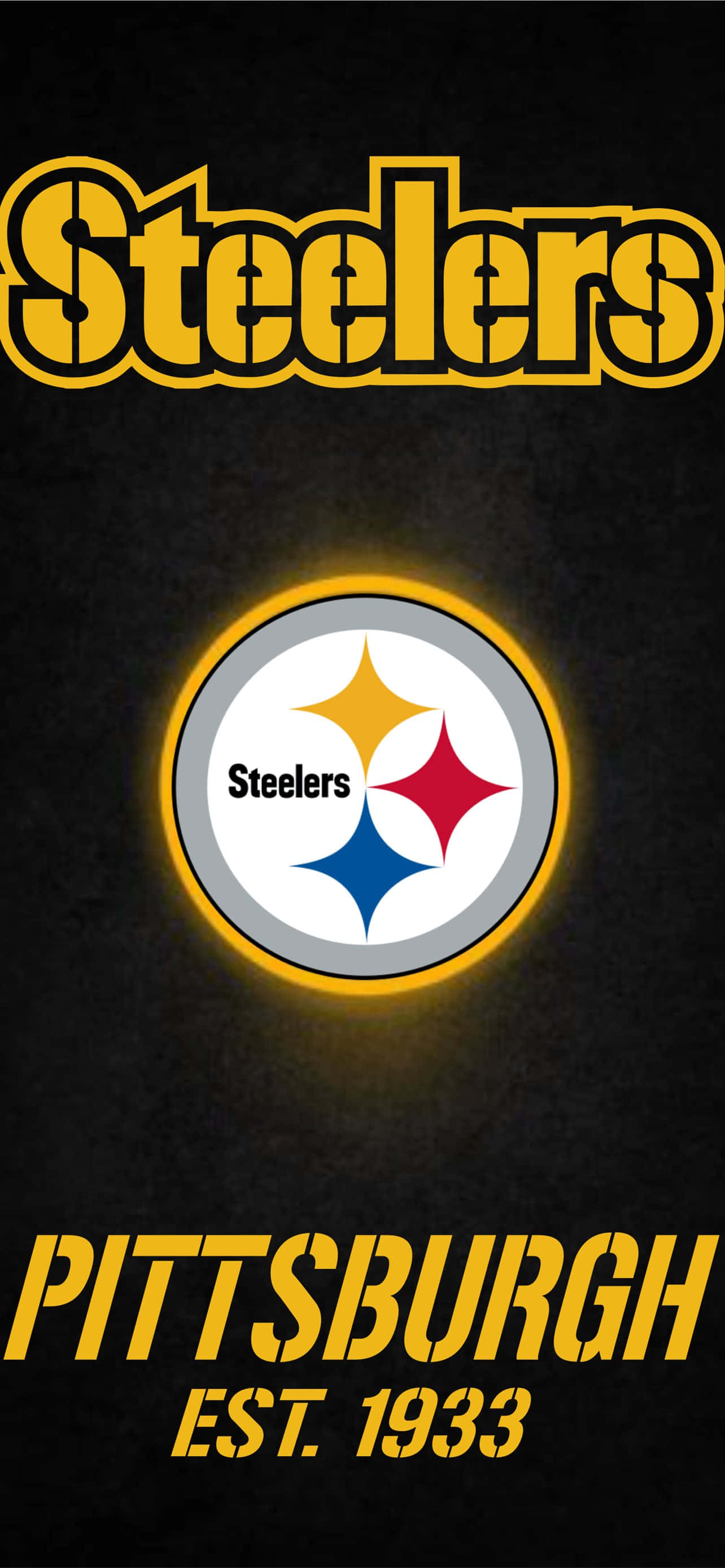 Steelers iPhone: Bly Verbind met die Span Muurpapier