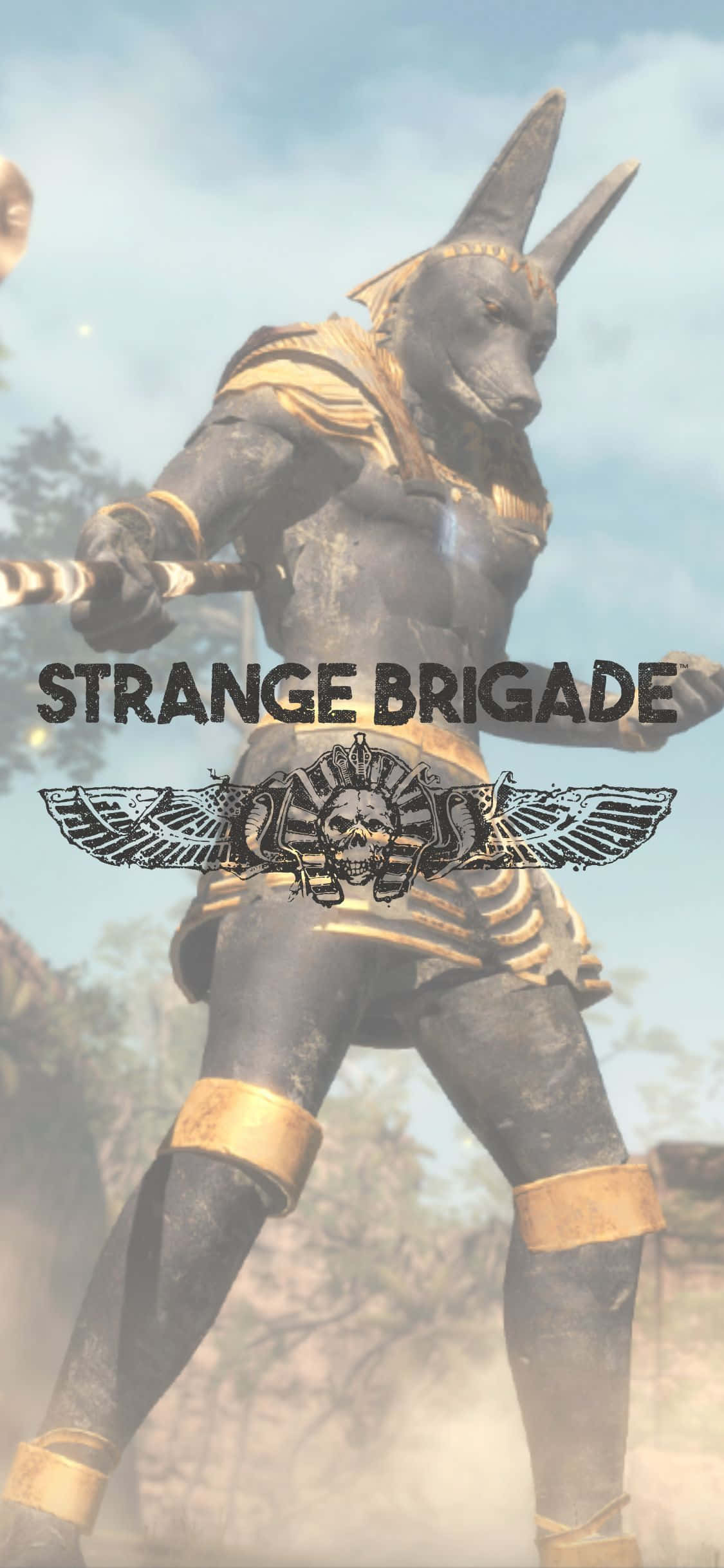 Stone Guardian iPhone X Strange Brigade Agtergrond Muurpapier