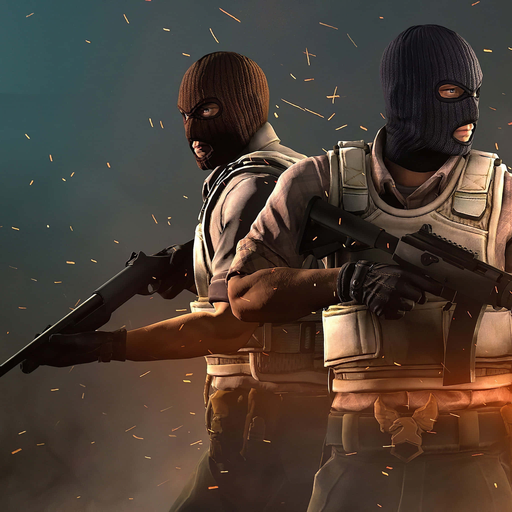 Stel jou span van Counter-Strike Global Offensive-spelers saam! Muurpapier