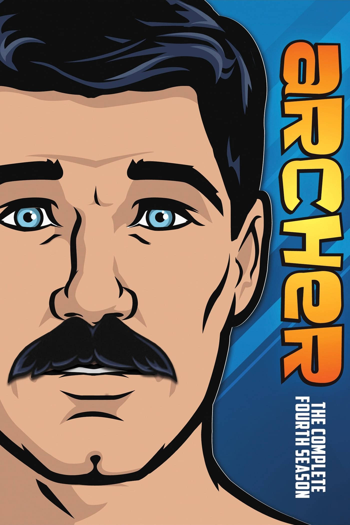 Sterling Archer gereed vir aksie - Archer Seisoen 4 DVD-plakkaat Muurpapier