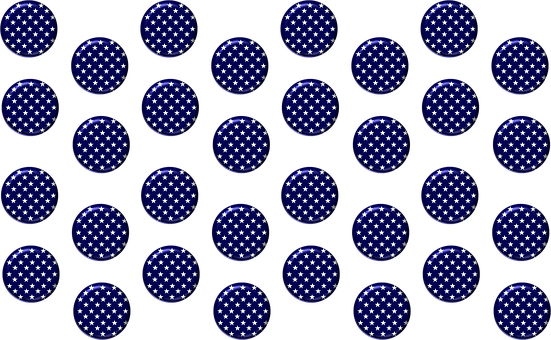 Sterpatroon Sfere op Swart Agtergrond Muurpapier