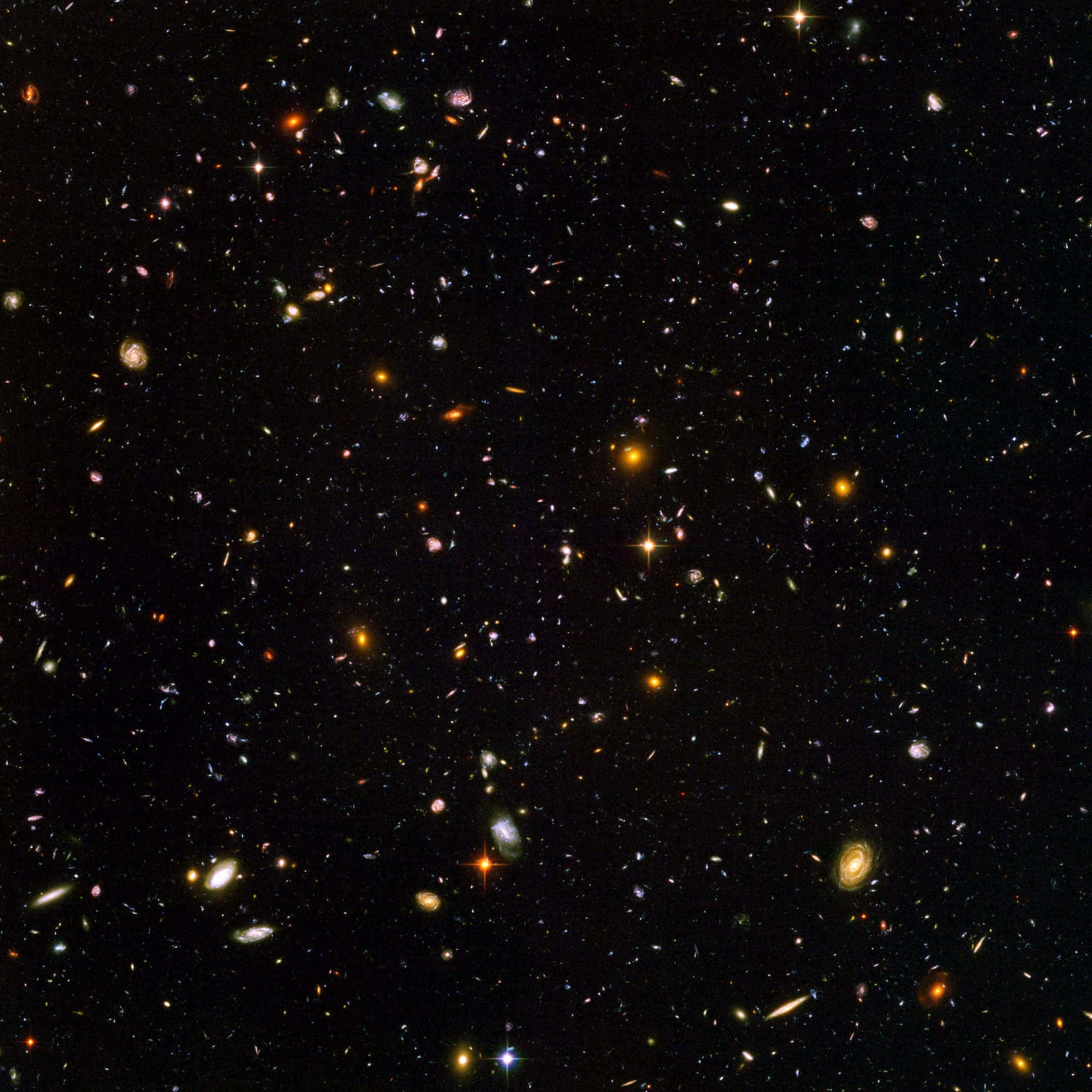 Sterre in die Ruimte Hubble Prent Muurpapier