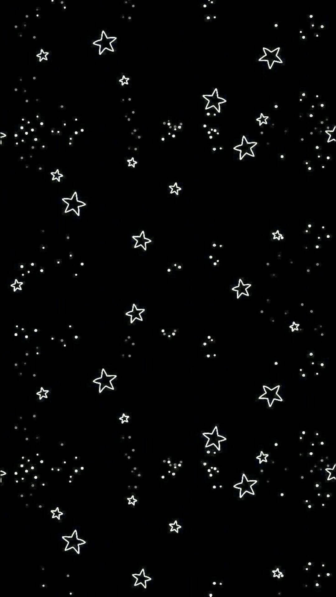 Sterretjies Aestetiese Grunge iPhone Muurpapier
