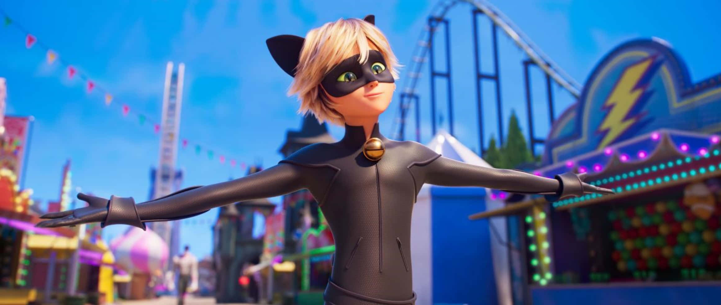 Stiekem soos Cat Noir Muurpapier