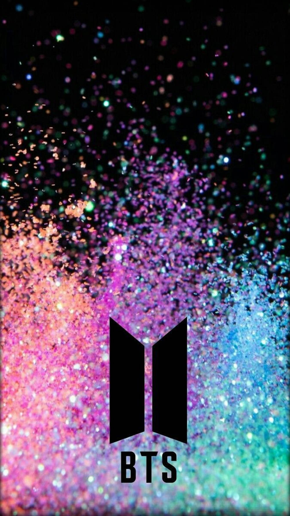 Stil Plakkaat vir BTS-foon — Bts-logo GIF Muurpapier